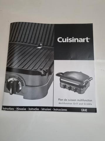 Cuisinart gril en bakplaat  beschikbaar voor biedingen