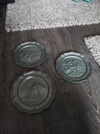 Tinnen Wandborden Set, Antiek en Kunst, Ophalen of Verzenden