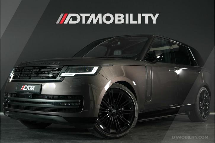Land Rover Range Rover 3.0 D350 LWB Autobiography MHEV Rear, Auto's, Land Rover, Bedrijf, Te koop, 360° camera, 4x4, ABS, Achteruitrijcamera