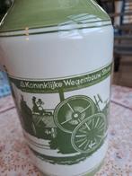 Vaas Koninklijke Wegenbouw Stevin KWS, Minder dan 50 cm, Groen, Glas, Ophalen of Verzenden