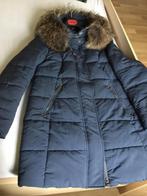 Dames Winterjas met capuchon met afneembare bontrand., Kleding | Dames, Maat 38/40 (M), Blauw, Ophalen of Verzenden, Zo goed als nieuw