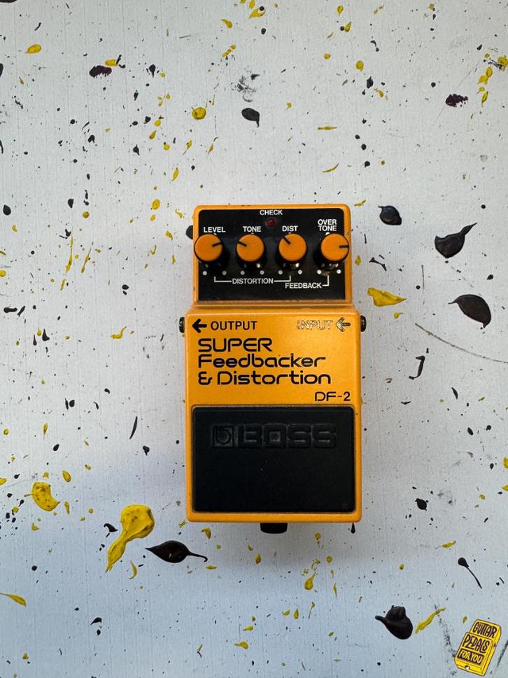 Boss DF-2 Super Feedbacker and Distortion 1980'S MIJ, Muziek en Instrumenten, Effecten, Gebruikt, Distortion, Overdrive of Fuzz