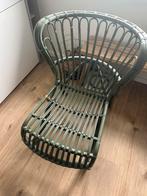 Mooie groene rotan stoel!, Antiek en Kunst, Ophalen of Verzenden