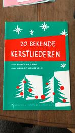 Muziekboek 20 bekende kerstliederen, Nieuw, Ophalen of Verzenden