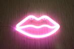 Roze neon lips lamp, Ophalen of Verzenden, Zo goed als nieuw
