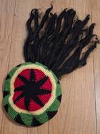 Rasta muts met dreadlocks, Ophalen of Verzenden, Zo goed als nieuw, Geen merk