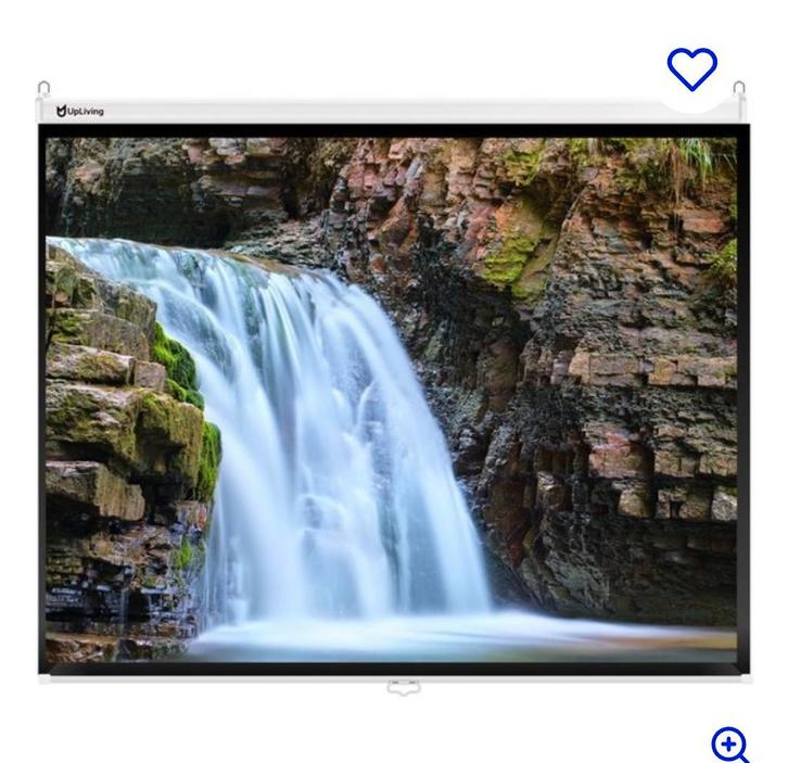 Handmatig Projectorscherm | Wit, Audio, Tv en Foto, Projectieschermen, Nieuw, Ophalen