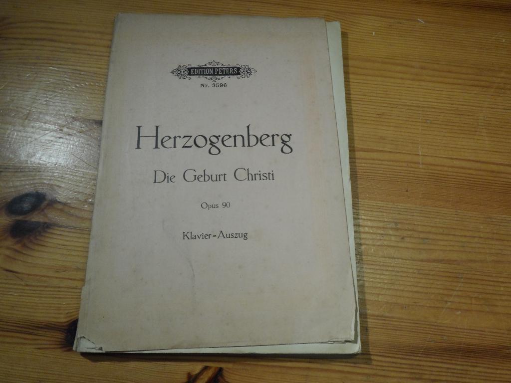 Herzogenberg - die geburt der christ op. 90 Oratorium, Klassiek, Ophalen of Verzenden, Artiest of Componist, Gebruikt