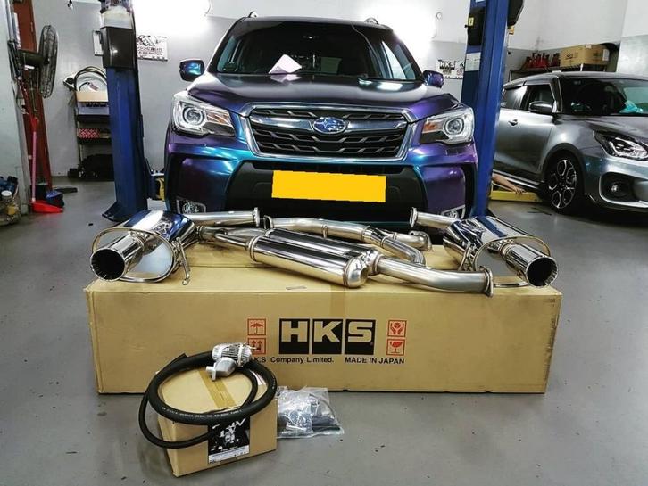 HKS Legamax Premium uitlaatsysteem - Forester XT SJG 12-18, Auto diversen, Tuning en Styling, Ophalen of Verzenden