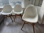 4x Ikea Fanbyn kuipstoel, Ophalen, Zo goed als nieuw, Wit, Vier