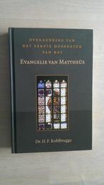H.F. Kohlbrugge - Overdenkingen van het Evangelie Mattheüs, Ophalen of Verzenden, Zo goed als nieuw