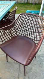 Gezocht: 2 webbing stoelen bordeaux rood, Tuin en Terras, Tuinstoelen, Ophalen of Verzenden, Zo goed als nieuw