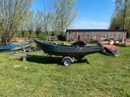 Stalen grachtenboot visboot 4 meter lang opknapper, Watersport en Boten, Ophalen of Verzenden, Gebruikt, Overige typen