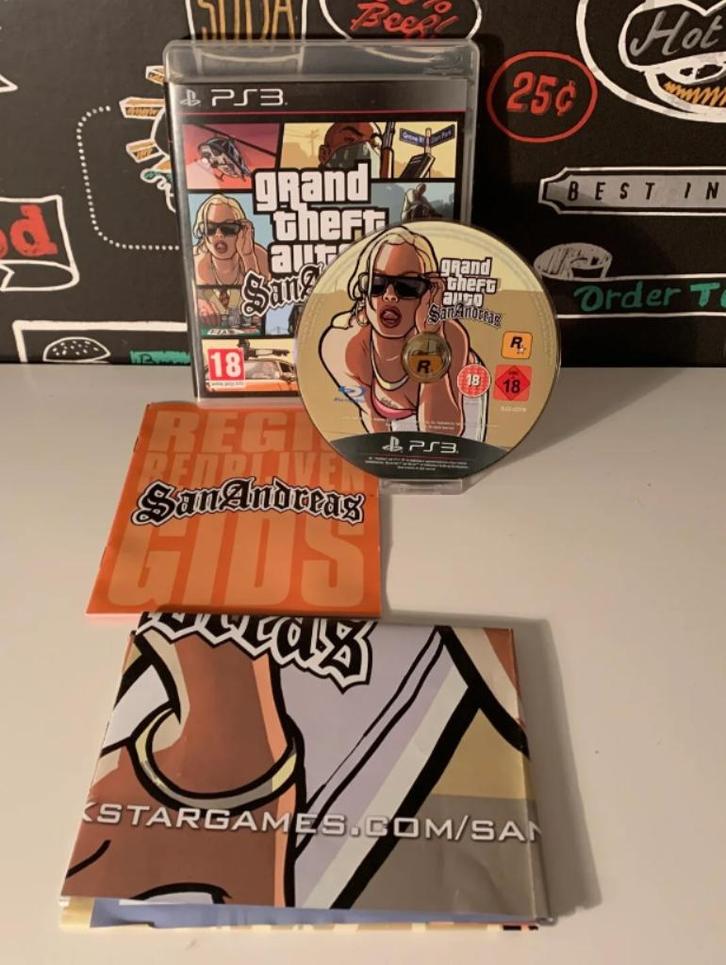 Grand Theft Auto San Andreas - PS3 - Iksgames, Spelcomputers en Games, Games | Sony PlayStation 3, Zo goed als nieuw, Avontuur en Actie