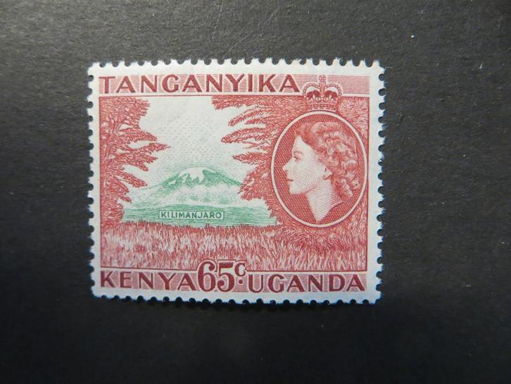 A14224: Kenya Uganda Tanganyika QEII 65 c, Postzegels en Munten, Postzegels | Afrika, Tanzania, Ophalen of Verzenden