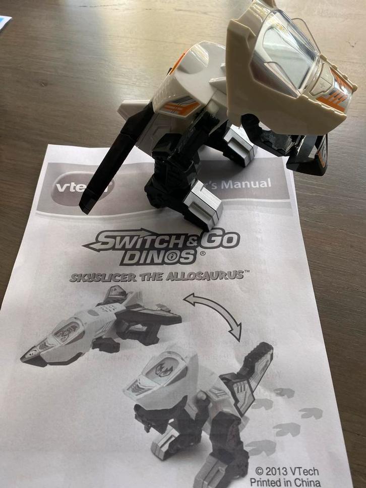 Vtech Switch & Go Dino Skyslicer Allosaurus, Kinderen en Baby's, Speelgoed | Speelgoedvoertuigen, Gebruikt, Ophalen of Verzenden
