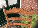 *****   ANTIEKE   HINDELOOPEN  STOEL  *****, Ophalen of Verzenden, Voor 1920, Overijssel