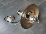 RVS visserslamp - vintage - industrieel, Gebruikt, Ophalen of Verzenden, Vintage - industrieel, Metaal