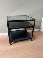 Bijzet tafel viteine kast tafel, Ophalen, Metaal of Aluminium, Vierkant, 55 tot 75 cm