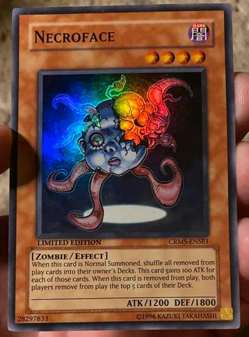 Yu-Gi-Oh! Necroface CRMS Limited Edition ! beschikbaar voor biedingen