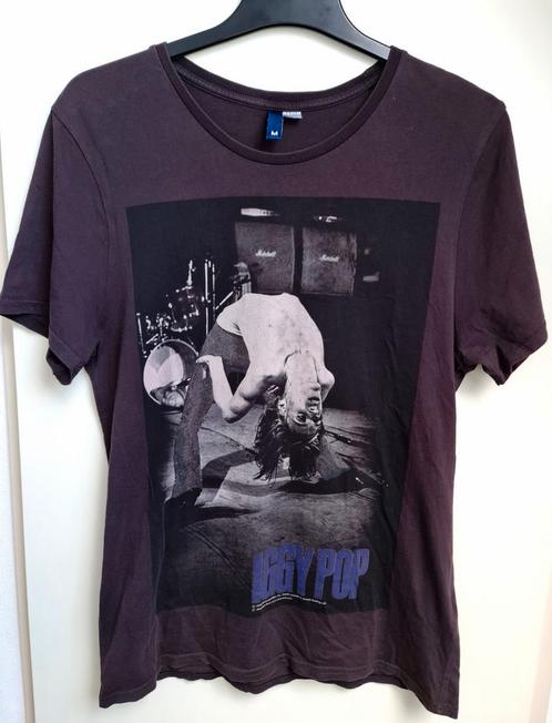 Iggy Pop shirt vintage fotograaf Mick Rock H & M maat M, Kleding | Dames, T-shirts, Gedragen, Maat 38/40 (M), Korte mouw, Ophalen