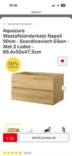 Badkamermeubel met waskom, Ophalen, Nieuw, 50 tot 100 cm, Minder dan 100 cm