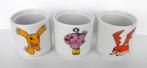 Setje van 3 digimon eierdopjes keramiek geheel NIEUW, Ophalen of Verzenden, Nieuw