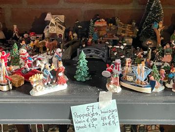 Kerstdorp poppetjes huisjes beestjes intratuin beschikbaar voor biedingen