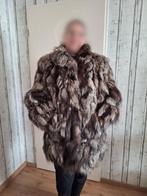 Zachte zilvervos bontjas, maat 42/44, L, Ophalen of Verzenden, Zo goed als nieuw, Maat 42/44 (L), Grijs