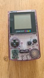 Nintendo Game Boy Color transparant paars, Spelcomputers en Games, Spelcomputers | Nintendo Game Boy, Ophalen of Verzenden, Gebruikt