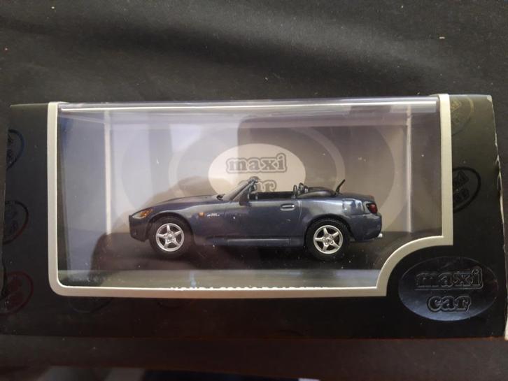 Honda S2000 blauw-grijs metallic - Maxi Car 1:43 NIEUW, Hobby en Vrije tijd, Modelauto's | 1:43, Nieuw, Auto, Overige merken, Ophalen of Verzenden