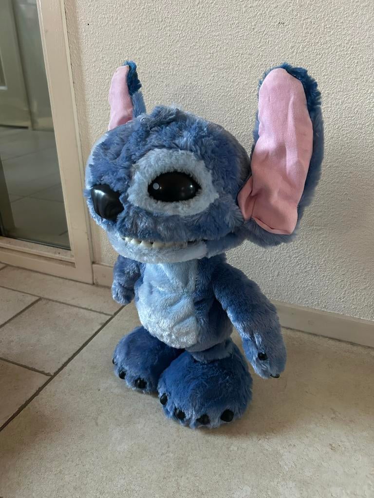 Disney Stitch XXL Interactieve Knuffel - Zo Goed Als Nieuw, ., Overige typen, Ophalen of Verzenden, Zo goed als nieuw
