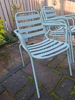 Stapelbare Tuinstoelen - Set van 4, Tuin en Terras, Ophalen, Gebruikt, Metaal, Stapelbaar