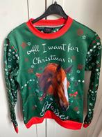 Paarden kersttrui dames S, Ophalen of Verzenden, Zo goed als nieuw, Dames, Bovenkleding