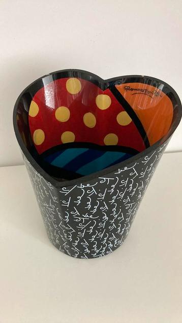 Design vaas / champagnekoeler - Romero Britto - Heart beschikbaar voor biedingen