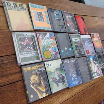 17 zeldzame muziek concert DVD beschikbaar voor biedingen