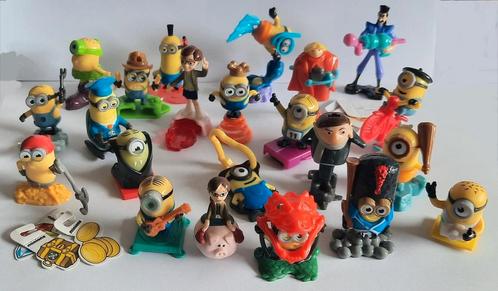 Minions Ferrero 22 verschillende figuurtjes, Verzamelen, Poppetjes en Figuurtjes, Zo goed als nieuw, Ophalen of Verzenden
