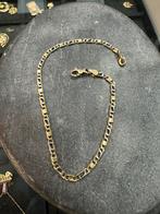 14k gouden armband bicolor massief, Sieraden, Tassen en Uiterlijk, Armbanden, Ophalen of Verzenden, Zo goed als nieuw, Goud