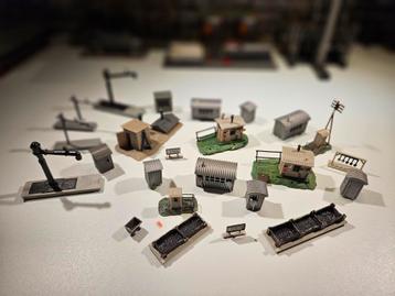 Scenery hokjes waterkranen huisjes N spoor trein 1:160 beschikbaar voor biedingen