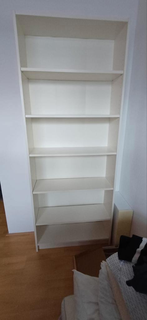 Witte Ikea Billy Boekenkast, Huis en Inrichting, Kasten | Boekenkasten, Gebruikt, 50 tot 100 cm, 200 cm of meer, 25 tot 50 cm