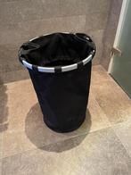 wasmand stoffen afsluitbaar zwarte wasmand, Ophalen of Verzenden, Zo goed als nieuw, Zwart