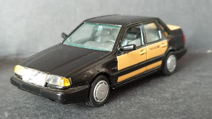 Volvo 460 Taxi Barcelona 1:43 AHC Pilen Pol, Hobby en Vrije tijd, Modelauto's | 1:43, Zo goed als nieuw, Ophalen of Verzenden