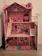 Poppenhuis met toebehoren, Ophalen of Verzenden, Zo goed als nieuw
