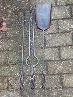 Open haard gereedschap set, Ophalen, Gebruikt, Vrijstaande haard, Houthaard