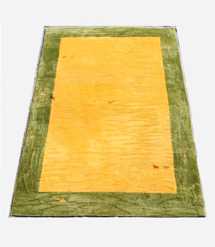 Groot eigentijds Oosterse Gabbeh tapijt (306 x 207), Huis en Inrichting, Stoffering | Tapijten en Kleden, Gebruikt, 200 cm of meer