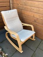 IKEA POÄNG Schommelstoel - Zo Goed Als Nieuw!, Huis en Inrichting, Fauteuils, Ophalen, 75 tot 100 cm, Zo goed als nieuw, 50 tot 75 cm