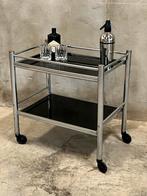 Art-Deco Bauhaus drank trolley, bijzettafel, Ophalen