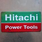 Hitachi Power Tools Metalen Bord, Huis en Inrichting, Woonaccessoires | Wanddecoraties, Ophalen of Verzenden, Zo goed als nieuw