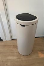 brabantia touch bin flat top soft beige, Huis en Inrichting, Woonaccessoires | Prullenbakken, Ophalen, 50 tot 75 cm, 40 liter of meer