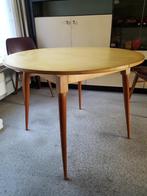 Eettafel uitklapbaar, Ophalen, Gebruikt, 100 tot 150 cm, Rond